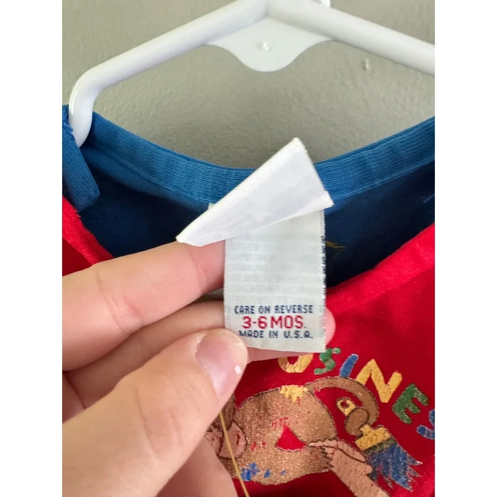 Vintage Oshkosh B'Gosh monkey business Romper